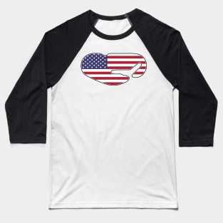 Daytona International Speedway - Road Course [flag] Baseball T-Shirt